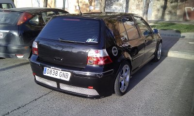 Heck Golf 4 schwarz V5 Lumma