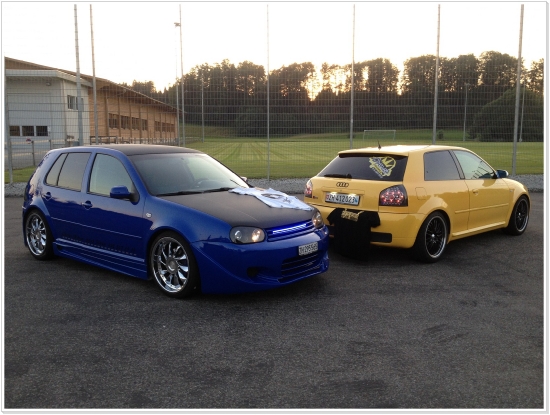 Audi S3 vs. Golf 4