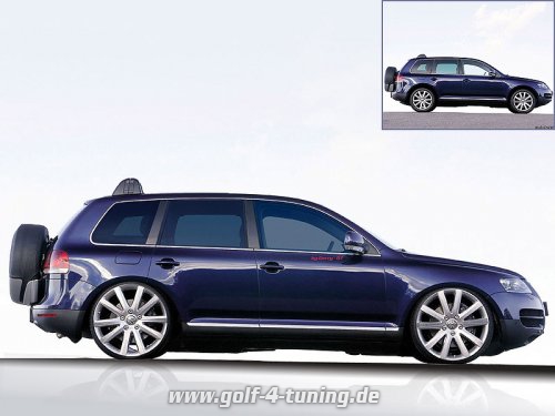 Tuareg W12 Blau Carmodding